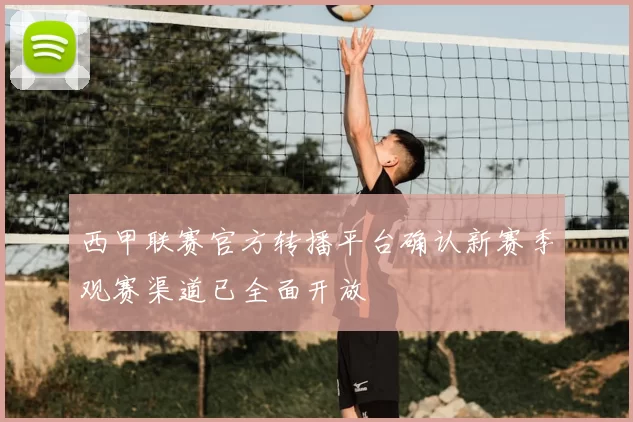西甲联赛官方转播平台确认新赛季观赛渠道已全面开放